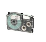 Nastro - 6 mm x 8 mt  - nero/trasparente - Casio