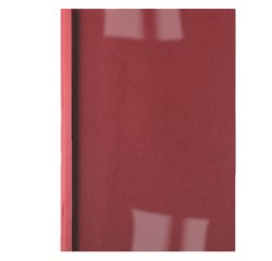 Cartelline termiche Business Line - 1,5 mm - leather rosso - GBC - scatola 100 pezzi