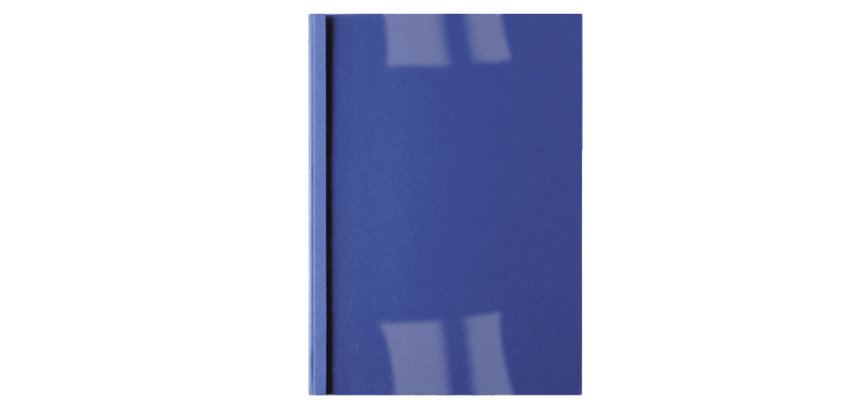 Cartelline termiche Business Line - 1,5 mm - leather blu - GBC - scatola 100 pezzi
