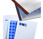 Cartelline termiche Business Line - 1,5 mm - leather blu - GBC - scatola 100 pezzi