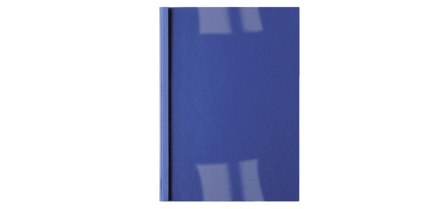 GBC LeatherGrain Thermal Binding Covers 3mm Royal Blue (100)