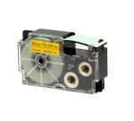 Nastro - 18 mm x 8 mt - nero/giallo - Casio