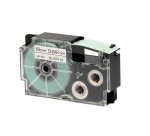 Nastro - 18 mm x 8 mt - nero/trasparente - Casio