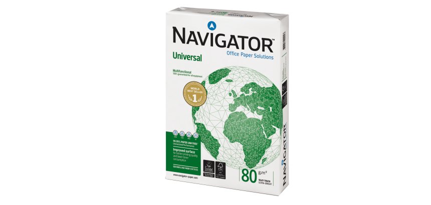Carta bianca Navigator Universal in mini pallet - A4 - 80 gr - bianco - risma 500 fogli - ordine max 1 mini pallet da 50 risme