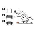 Cucitrice da tavolo Rapid DUAX Heavy Duty - max 170 fogli - grigio - Rapid