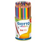 Pastelli - laccato - diametro mina 3,80 mm - colori assortiti - Giotto - barattolo 84 pezzi