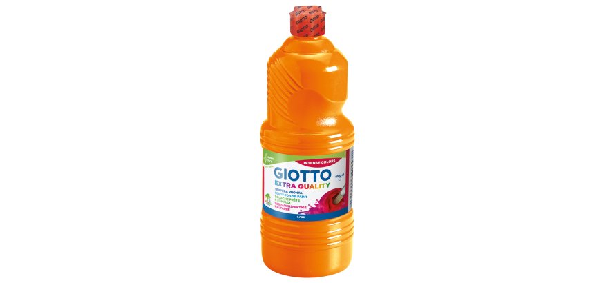 Tempera pronta - 1000ml - arancione - Giotto