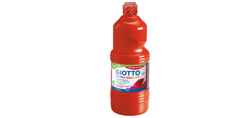 Tempera pronta - 1000ml - rosso vermiglio - Giotto
