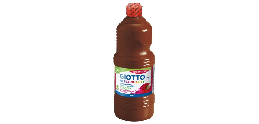 Tempera pronta - 1000ml - marrone - Giotto