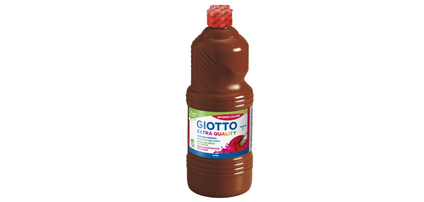 Tempera pronta - 1000ml - marrone - Giotto
