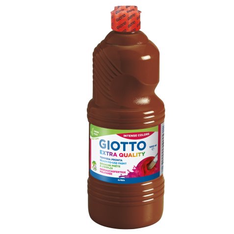 Tempera pronta - 1000ml - marrone - Giotto