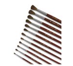 Pennello punta tonda serie 9124 - punta tonda - pelo pony - n.6 - Lebez