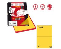 Markin X210C509GI printer label Yellow Self-adhesive printer label