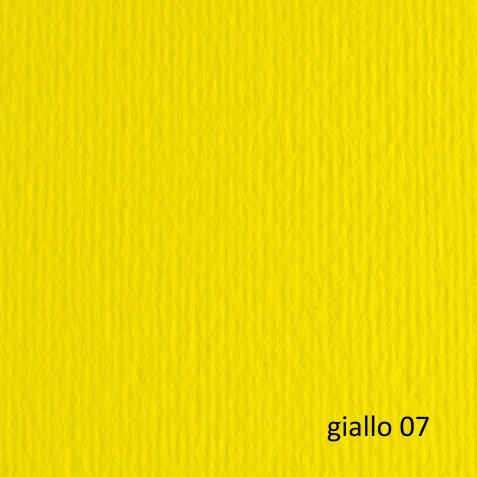 Cartoncino Elle Erre - 70x100cm - 220gr - giallo 107 - Fabriano - blister 10 fogli