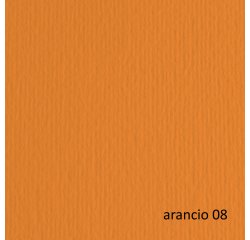 Cartoncino Elle Erre - 70x100cm - 220gr - arancio 108 - Fabriano - blister 10 fogli