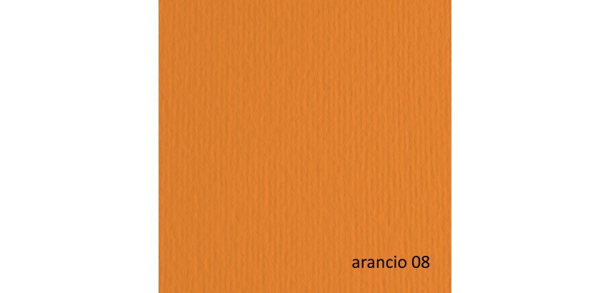 Cartoncino Elle Erre - 70 x 100 cm - 220 gr - arancio 108 - Fabriano - blister 10 fogli