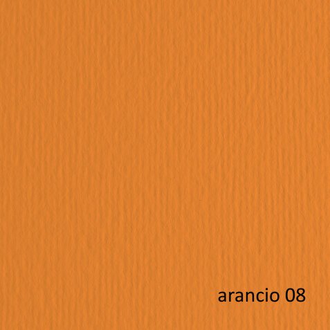 Cartoncino Elle Erre - 70x100cm - 220gr - arancio 108 - Fabriano - blister 10 fogli