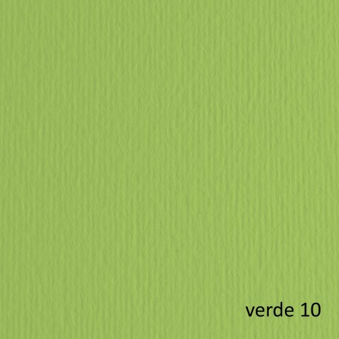 Cartoncino Elle Erre - 70x100cm - 220gr - verde pisello 110 - Fabriano - blister 10 fogli
