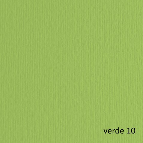 Cartoncino Elle Erre - 70x100cm - 220gr - verde pisello 110 - Fabriano - blister 10 fogli