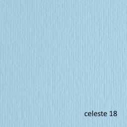 Cartoncino Elle Erre - 70x100cm - 220gr - celeste 118 - Fabriano - blister 10 fogli