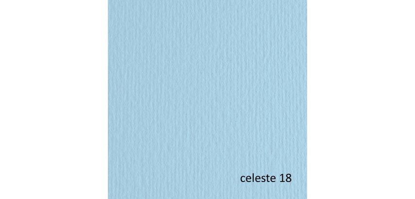 Cartoncino Elle Erre - 70 x 100 cm - 220 gr - celeste 118 - Fabriano - blister 10 fogli