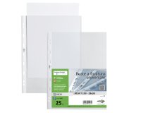 Buste forate Atla T - pesante - liscio - 23 x 33 cm - trasparente - Sei Rota - conf. 25 pezzi