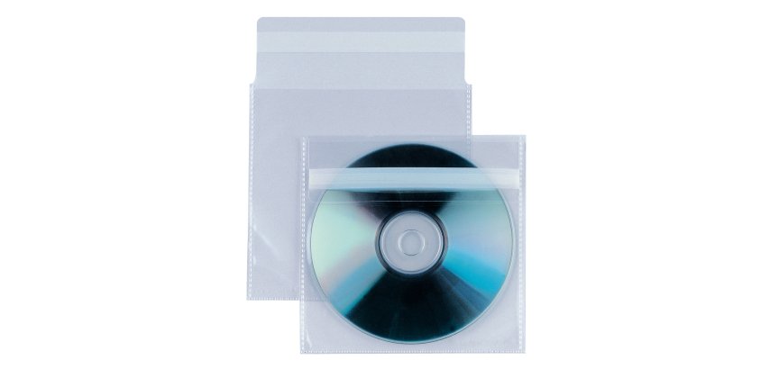 Buste a sacco Insert CD AR - patella autoadesiva di chiusura - PP - Sei Rota - conf. 25 pezzi