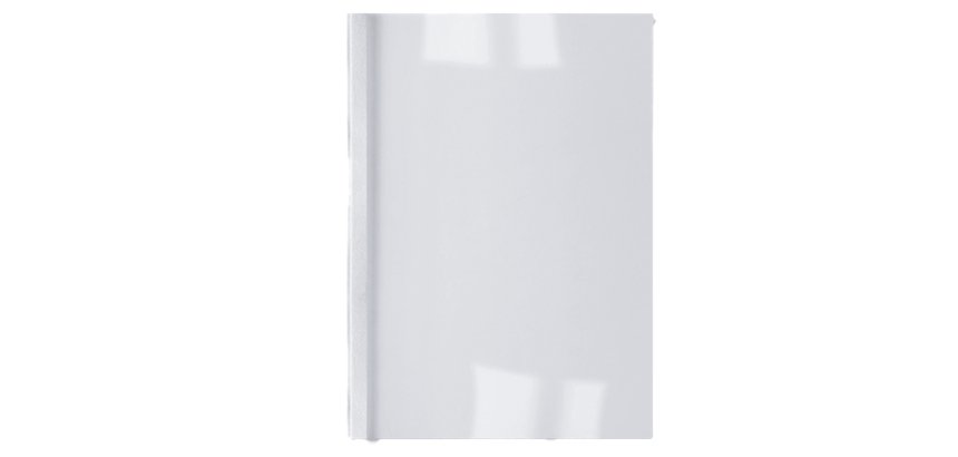 Cartelline termiche Business Line - 3 mm - leather bianco - GBC - scatola 100 pezzi