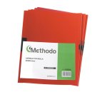 Cartellina con molla Spring File - A4 - dorso 5 mm - PP - rosso - Methodo
