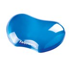Poggiapolsi in gel - blu trasparente - Fellowes