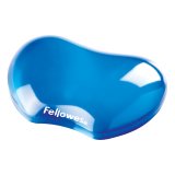 Poggiapolsi in gel - blu trasparente - Fellowes