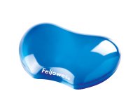 Poggiapolsi in gel - blu trasparente - Fellowes