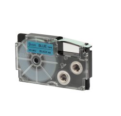 Nastro - 9 mm x 8 mt - nero/blu - Casio