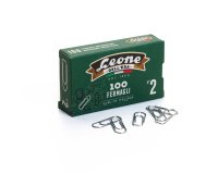 Fermagli zincati - n. 2 - 2,6 cm - Leone - conf. 100 pezzi