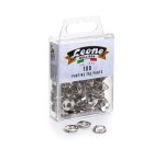 Puntine - 3 punte temperate e nichelate - Leone - conf. 100 pezzi