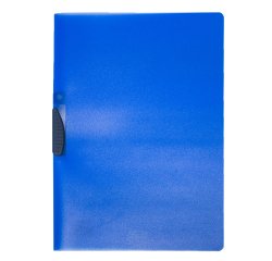 Cartellina con molla Clipper - 22x30 cm - trasparente blu - Fellowes