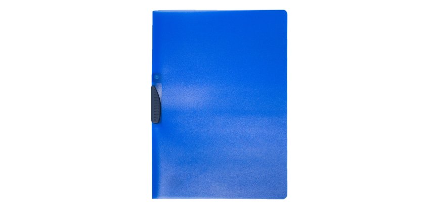 Cartellina con molla Clipper - A4 - PP - trasparente blu - Fellowes