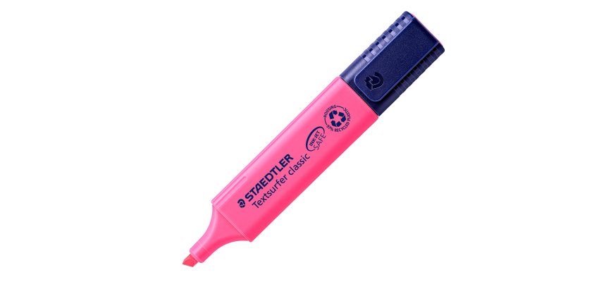 Evidenziatore Textsurfer Classic - punta a scalpello - tratto da 1,0-5,0mm - fucsia  - Staedtler