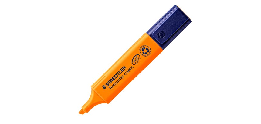 Evidenziatore Textsurfer Classic - punta a scalpello -  tratto 1,0mm-5,0mm - arancio  - Staedtler