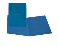 Cartelline semplici - con stampa - cartoncino Manilla 145 gr - 25x34 cm - azzurro - Cartotecnica del Garda - conf. 100 pezzi