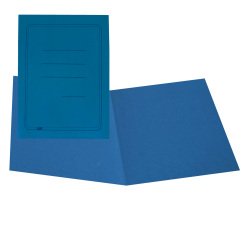 Cartellina semplice con stampa - 145 gr - 25 x 34 cm - azzurro - cartoncino manilla - Cartotecnica del Garda - conf. 100 pezzi