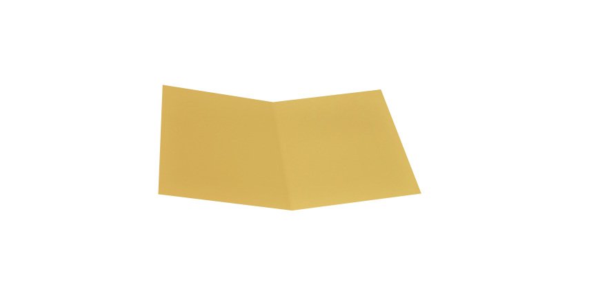 Cartellina semplice - 145 gr - 25 x 34 cm - giallo - cartoncino manilla - Cartotecnica del Garda - conf. 100 pezzi