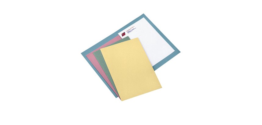 Cartellina semplice - 145 gr - 25 x 34 cm - azzurro - cartoncino manilla - Cartotecnica del Garda - conf. 100 pezzi