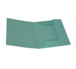 Cartellina 3 lembi - 200 gr - 25 x 33 cm - cartoncino manilla - verde - Cartotecnica del Garda - conf. 50 pezzi