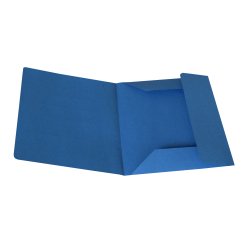 Cartellina 3 lembi - 200 gr - 25 x 33 cm - cartoncino manilla - azzurro - Cartotecnica del Garda - conf. 50 pezzi