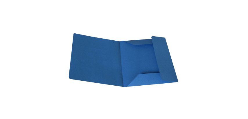 Cartellina 3 lembi - 200 gr - 25 x 33 cm - cartoncino manilla - azzurro - Cartotecnica del Garda - conf. 50 pezzi