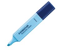 Evidenziatore Textsurfer Classic - punta a scalpello - tratto 1,0-5,0mm - azzurro - Staedtler