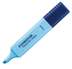 Evidenziatore Textsurfer Classic - punta a scalpello - tratto 1,0-5,0mm - azzurro - Staedtler