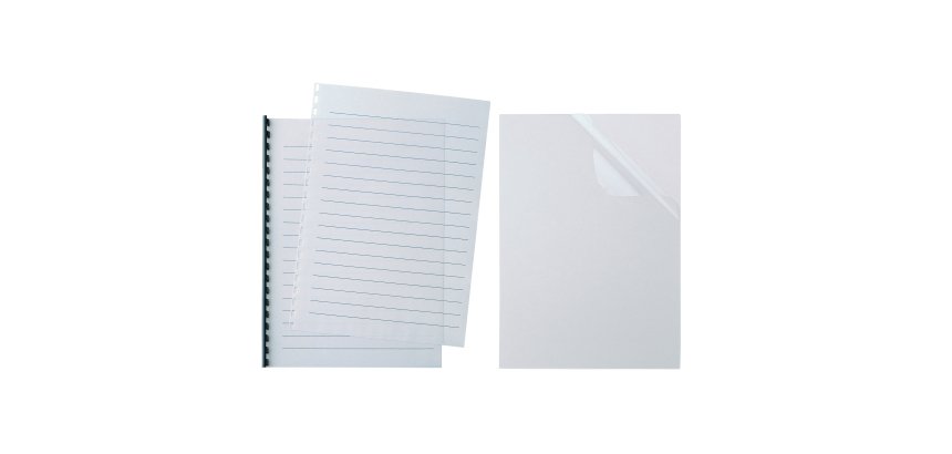 Copertine Video A4 R15 - PVC - 140 micron - neutro trasparente - Sei Rota - scatola 100 pezzi