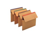 Cartellina a busta Dixie Mec - cartoncino 200 gr - 33,7x26,2 cm - rosso - Rexel